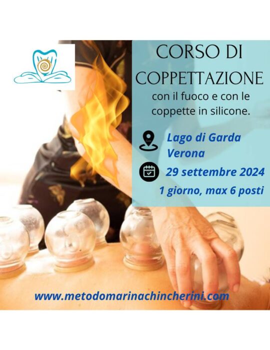 CORSO DI FORMAZIONE IN COPPETTAZIONE. METODO MC. SETTEMBRE 2024. VERONA.